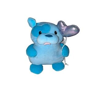 NWT Target Animal Adventure Blue Dog Pillow Plushy Heart Balloon Valentine